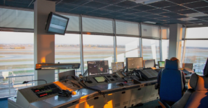 An ATC tower room